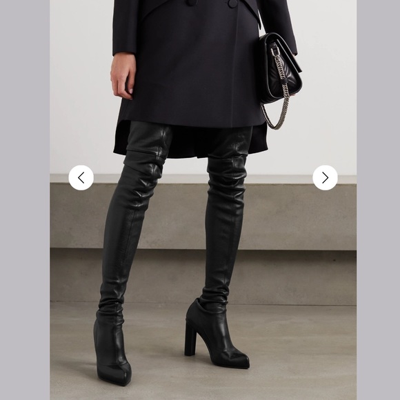 Alexander McQueen Shoes - Alexander McQueen Over the Knee Knee-High Leather Boots